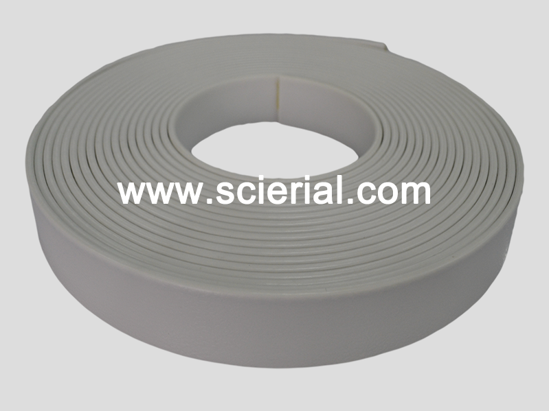 flame retardant webbing, Kevlar webbing, synthetic plastic coated webbing, coated webbing, flame retardant PE coated webbing 