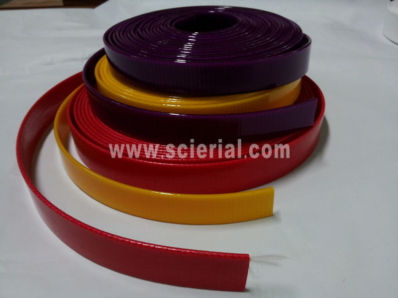 plastic coated webbing, polyurethane phủ vải, urethane bọc vải,